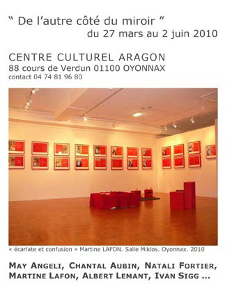 Exposition Rouge Passion - Diptyques et livres d'artistes - 2010